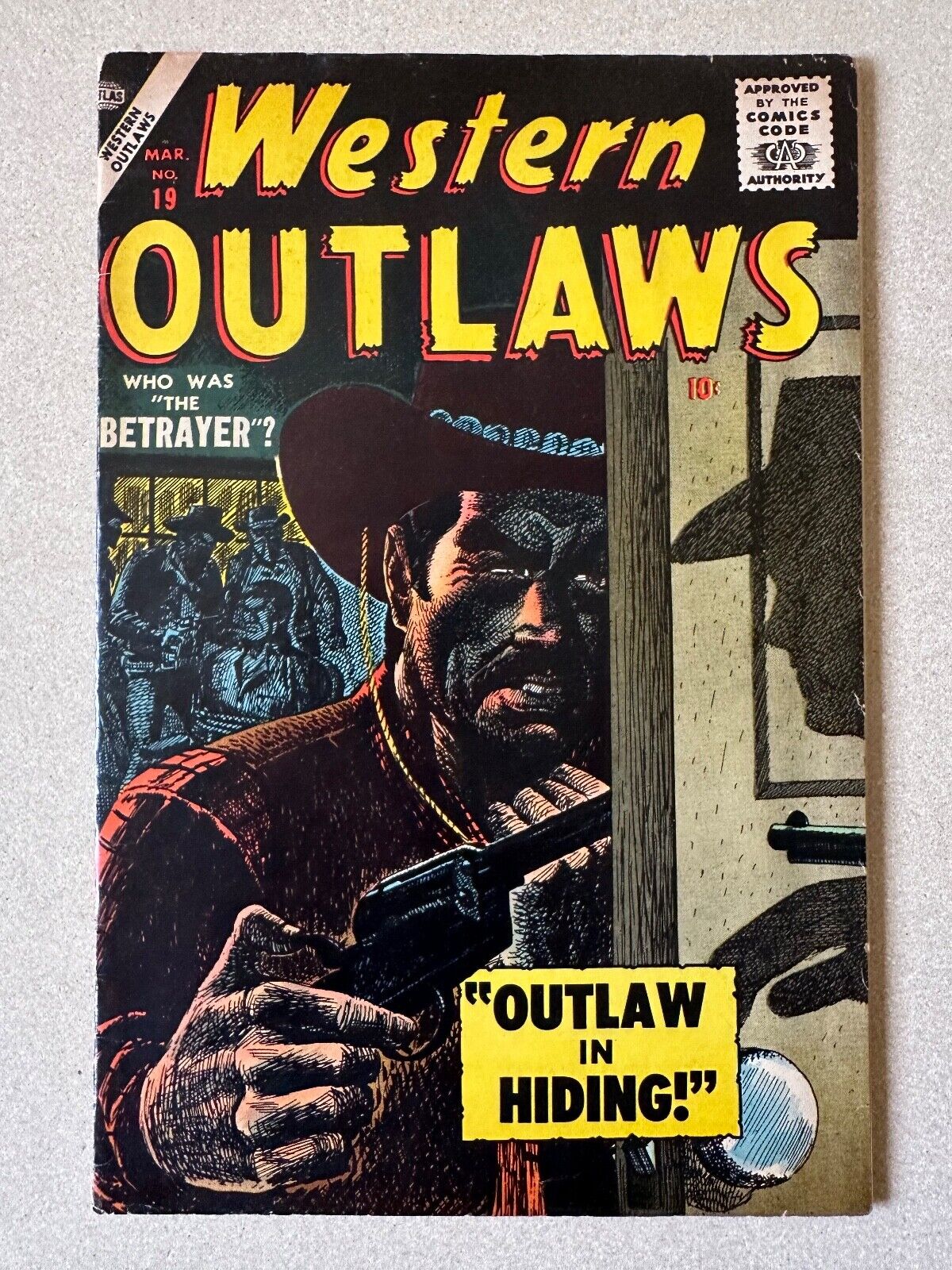 Western Outlaws #19 1957 8.0 FN Stan Lee Action Adventure Atlas MARVEL Comics