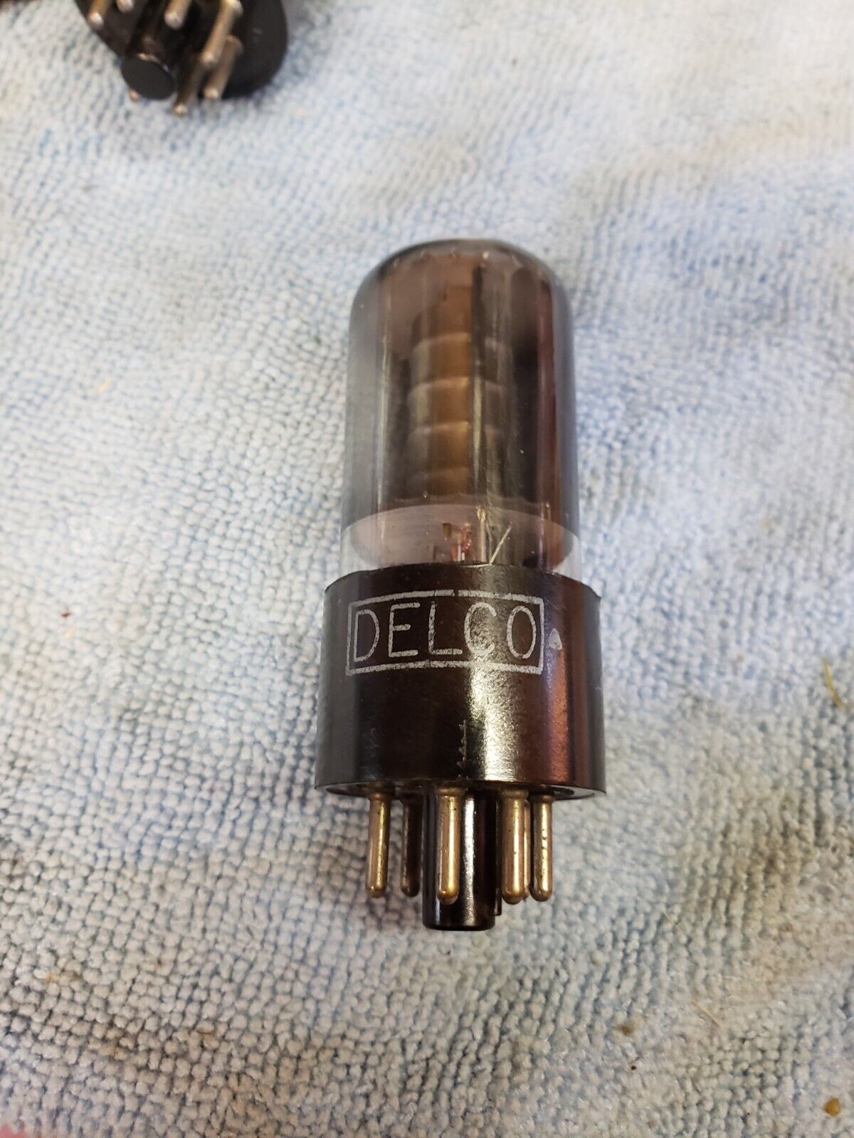 Single 6P6S / 6V6GT vacuum tube = 1940s Delco vintage rare 