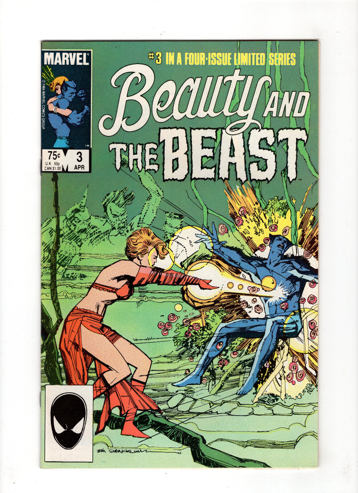 Beauty & The Beast #3 (1985 , Marvel Comics)