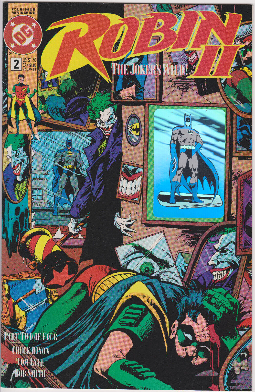 Robin II: Jokers Wild #2 Mini (1991) DC Comics,Gene Colan Room of Mirrors Cover 
