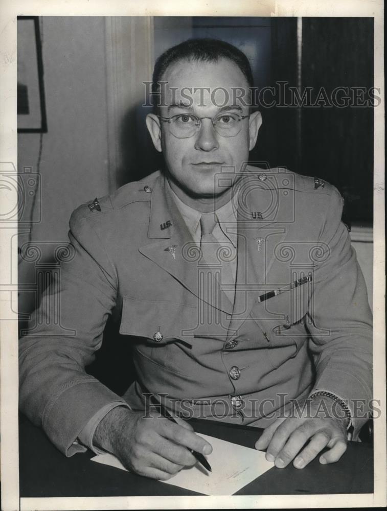 1945 Press Photo D.C. Col Wallace Harry Graham, White House physician