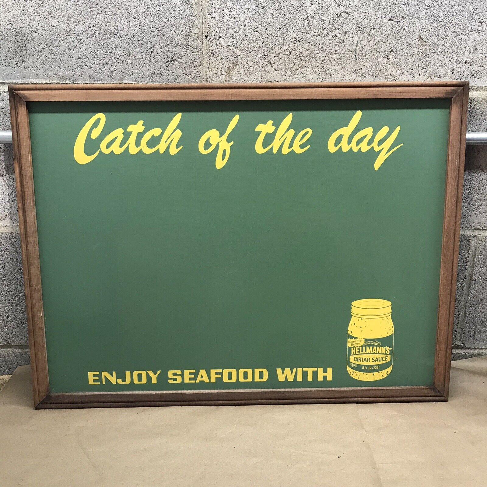 Vintage HELLMANS “CATCH OF THE DAY\