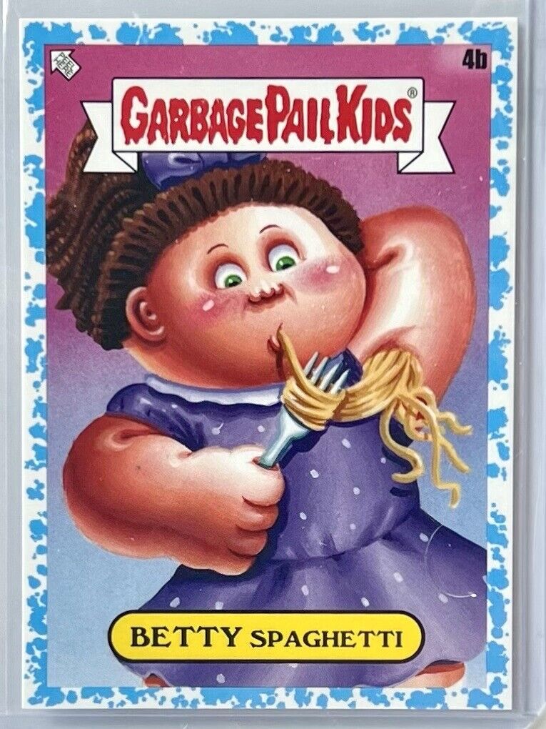 8/99 PACK FRESH 2020 Garbage Kids GPK 35th Blue 4b Betty Spaghetti