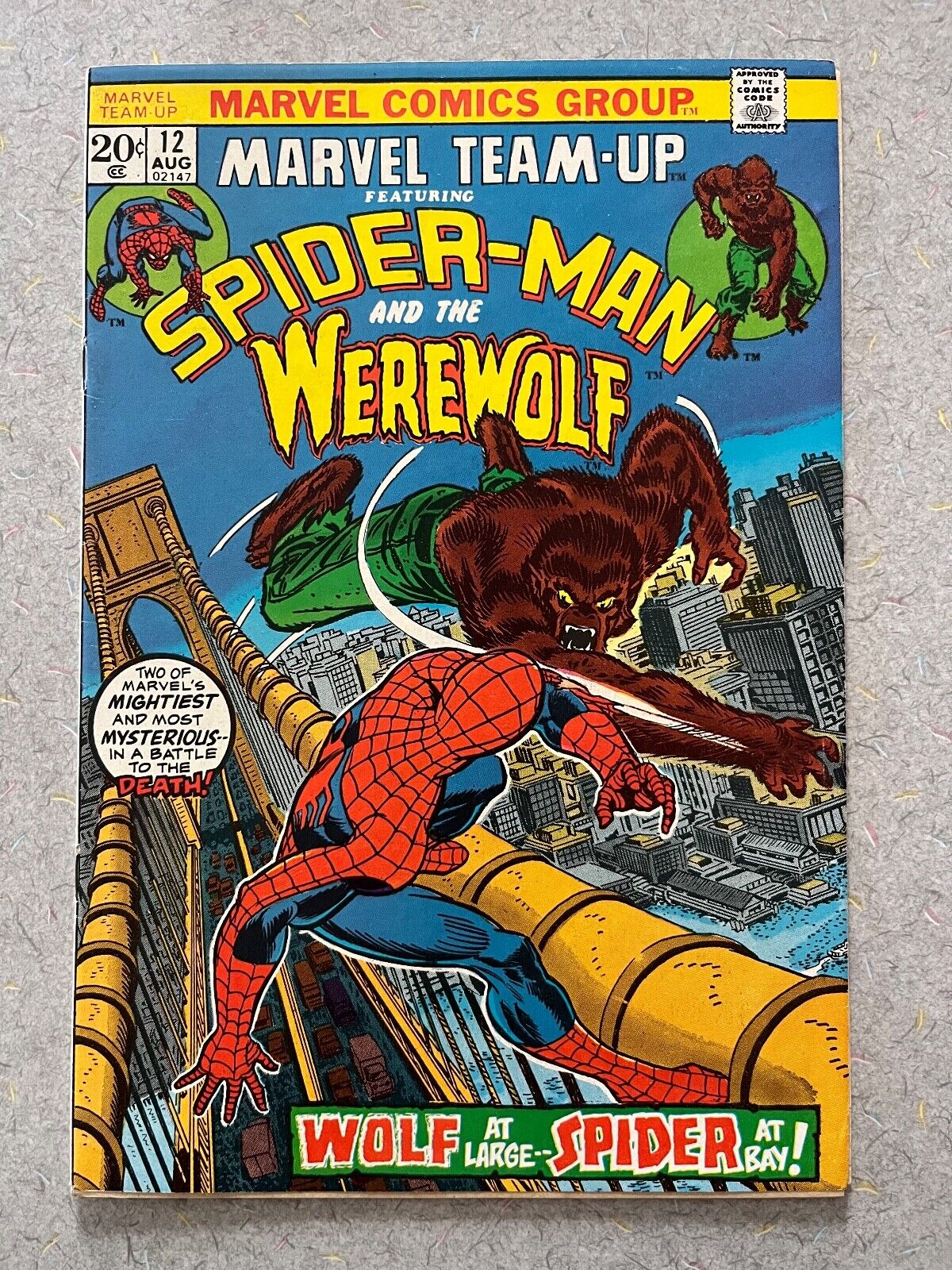 Marvel Team-Up #12 1973 VF Beauty Spider-Man and Werewolf By Night