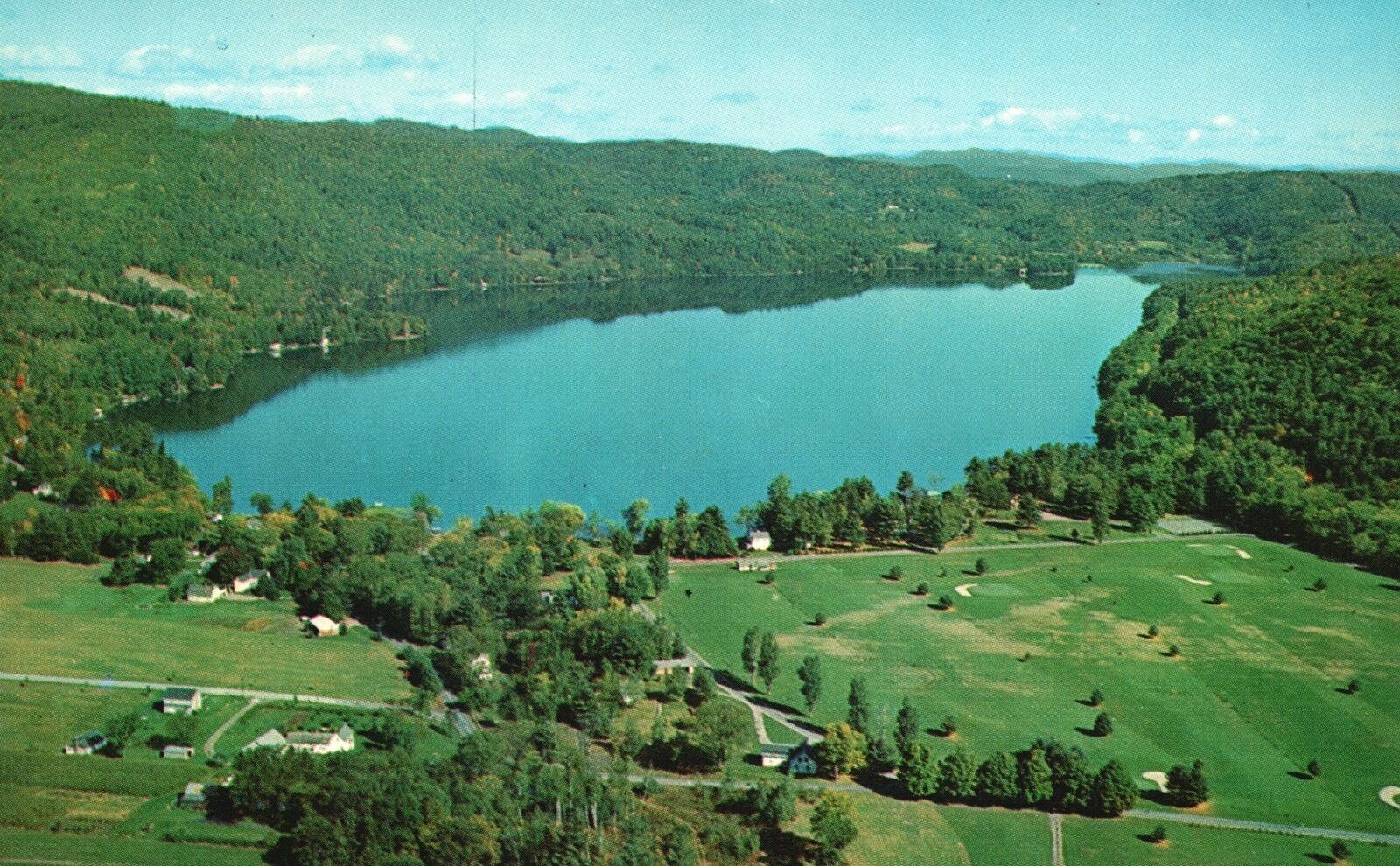 Postcard Lake Morey Popular Recreational Area Steamboat By Samuel Morey Vermont