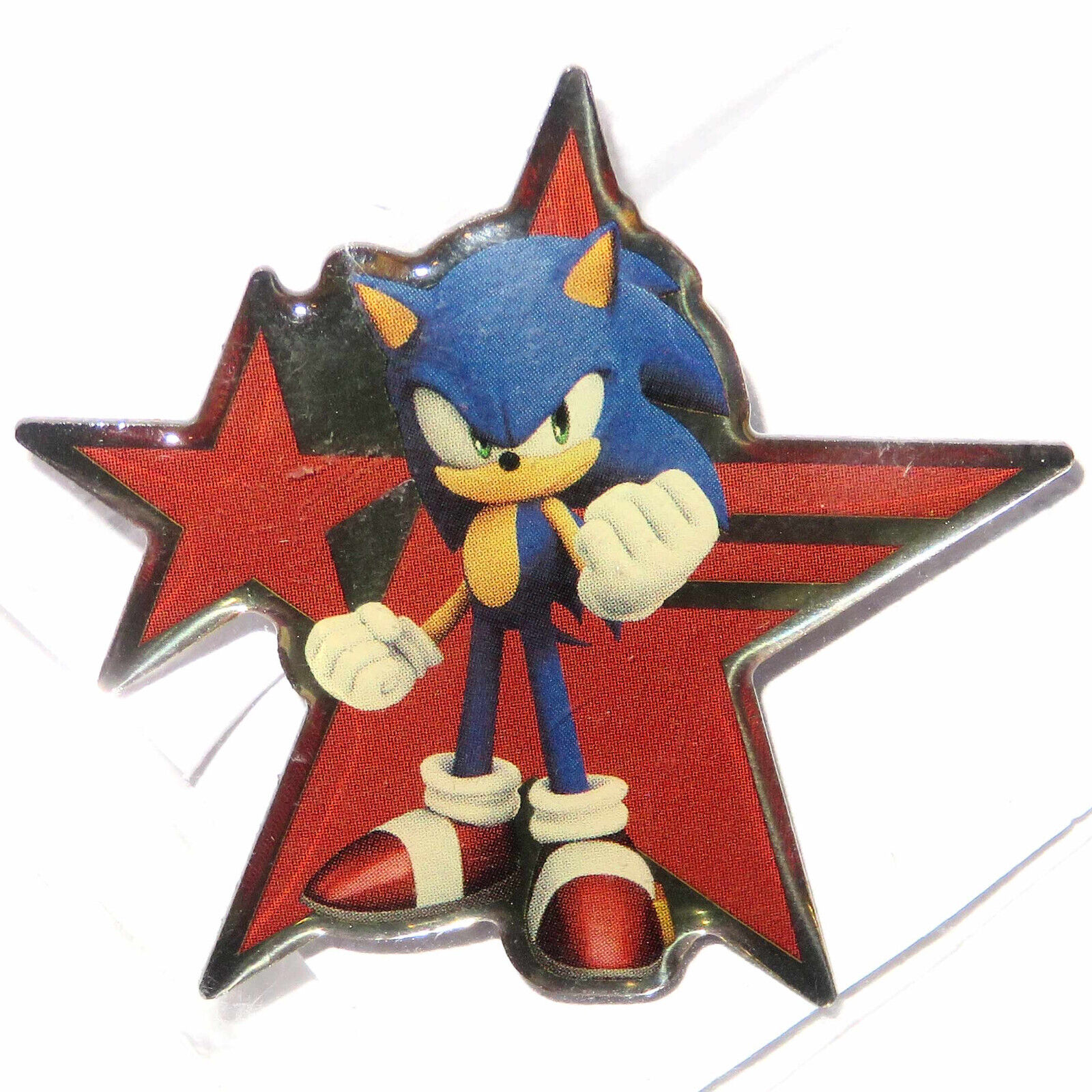 NEW SONIC FORCES PREORDER PIN SEGA SONIC THE HEDGEHOG JAPAN BADGE SEALED RARE