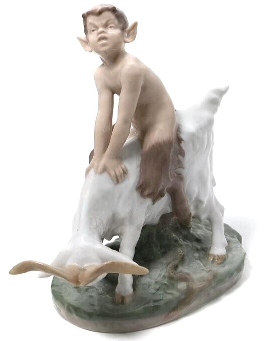 Antique 19th Royal Copenhagen Figurine Original Porcelain Marked Height 21 cm