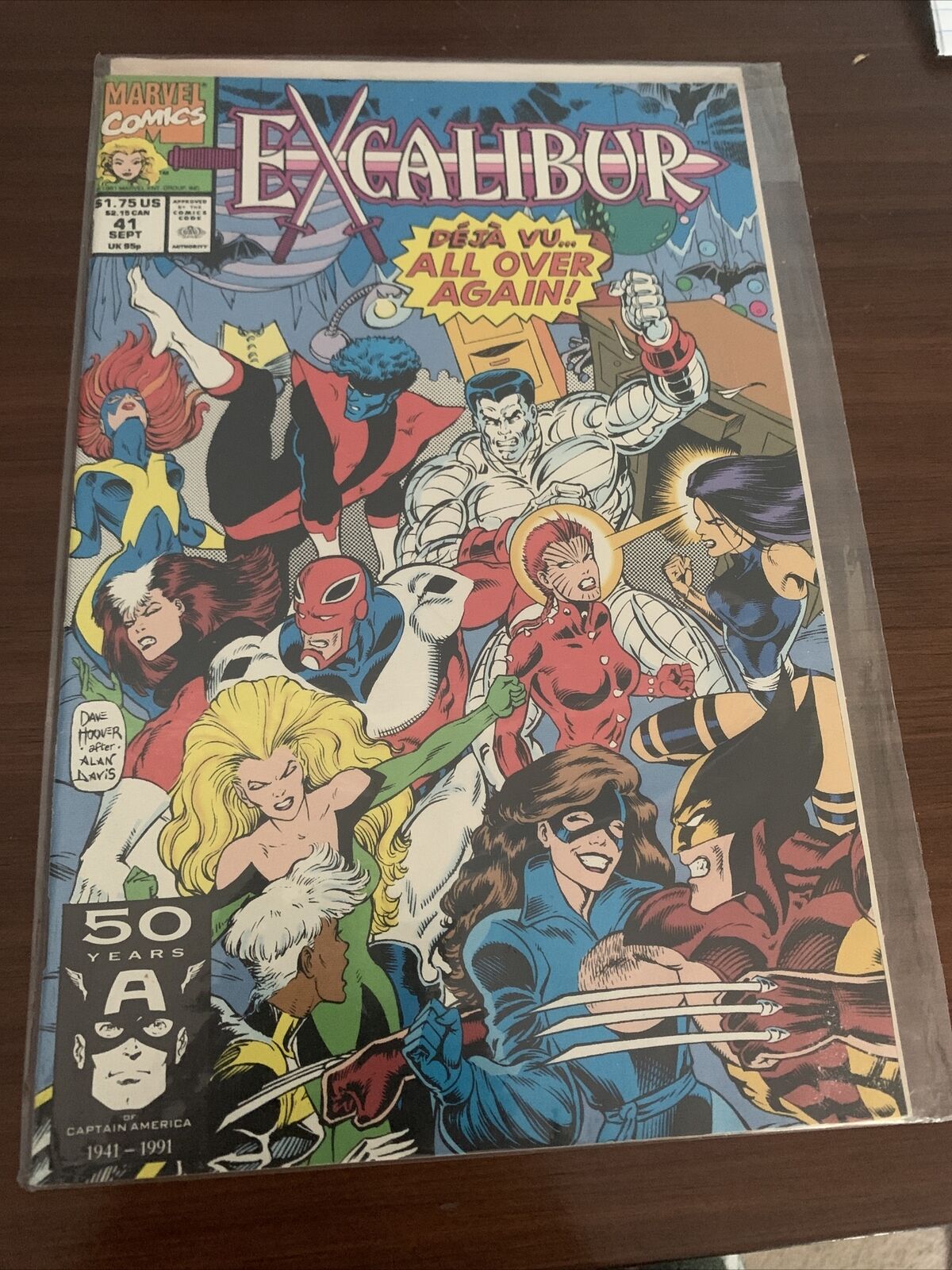 Excalibur #41 CGC 9.8 1991 Marvel Comics Warwolves App (As X-Men) Cable Cameo