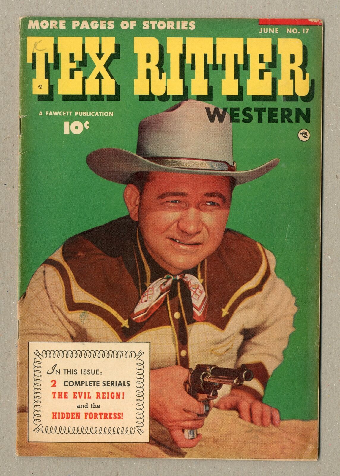 Tex Ritter Western #17 VG 4.0 1953 Low Grade