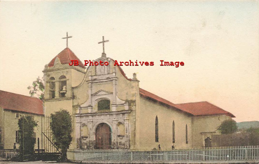 CA, Monterey, California, San Carlos Mission, Exterior View, Albertype
