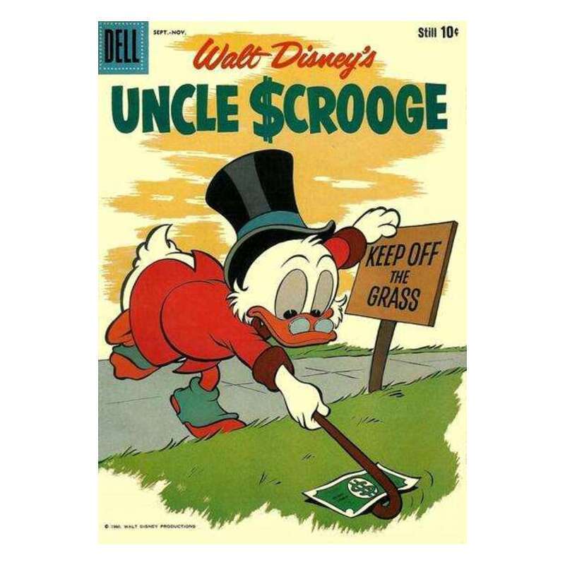 Uncle Scrooge (1953 series) #31 in Very Fine minus condition. Dell comics [e