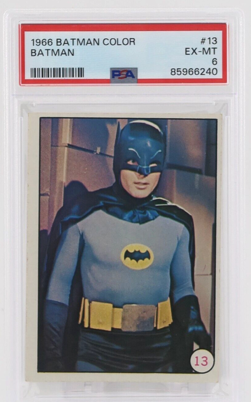 1966 Topps Batman Color #13 Batman PSA 6