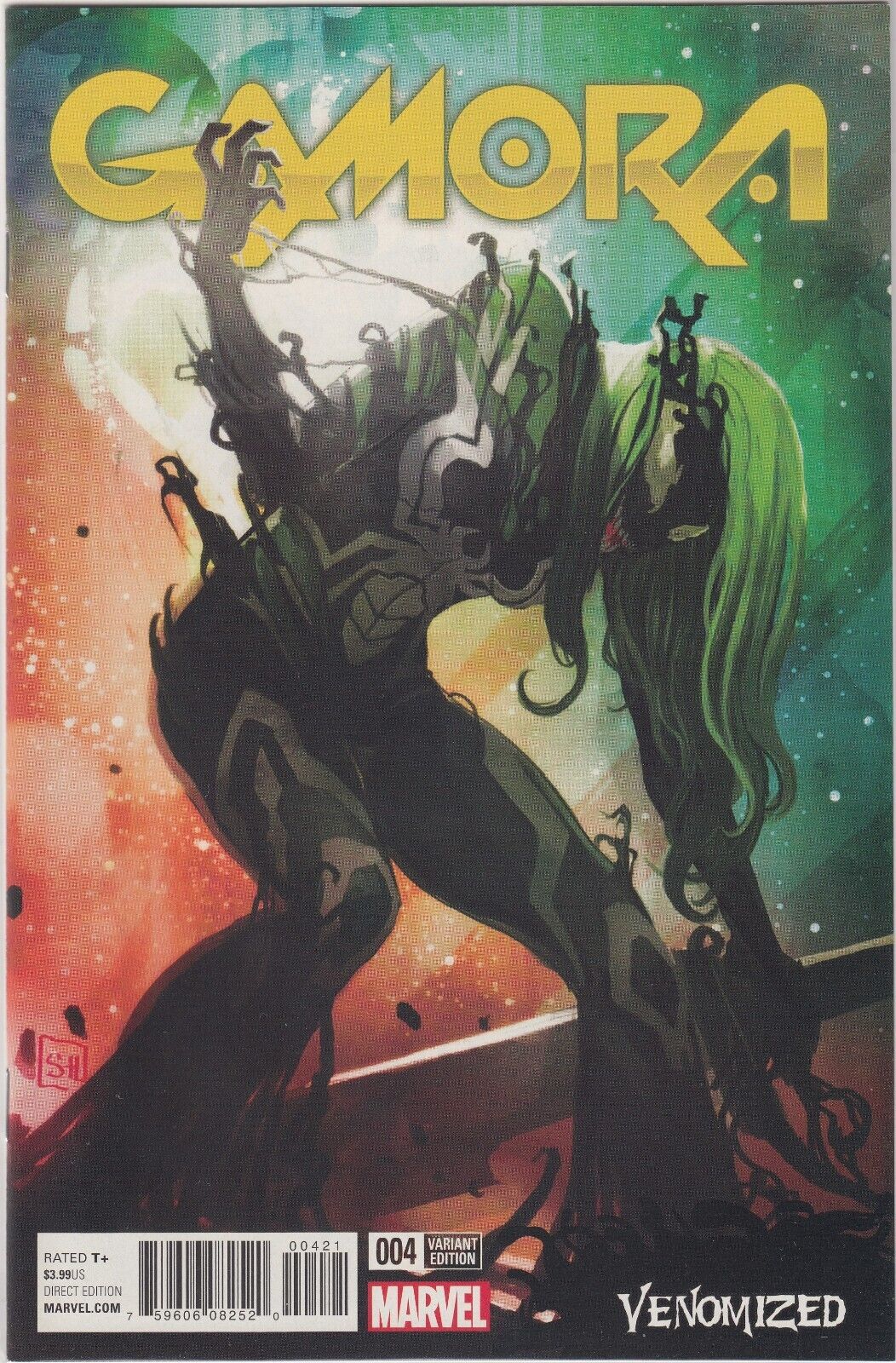 Gamora #4 - Stephanie Hans - Venomized Variant