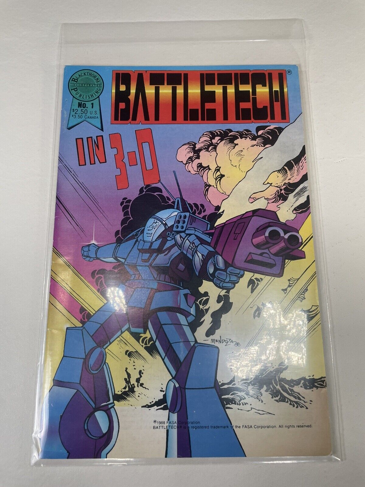 Battletech in 3-D #1 Blackthorne Publishing 