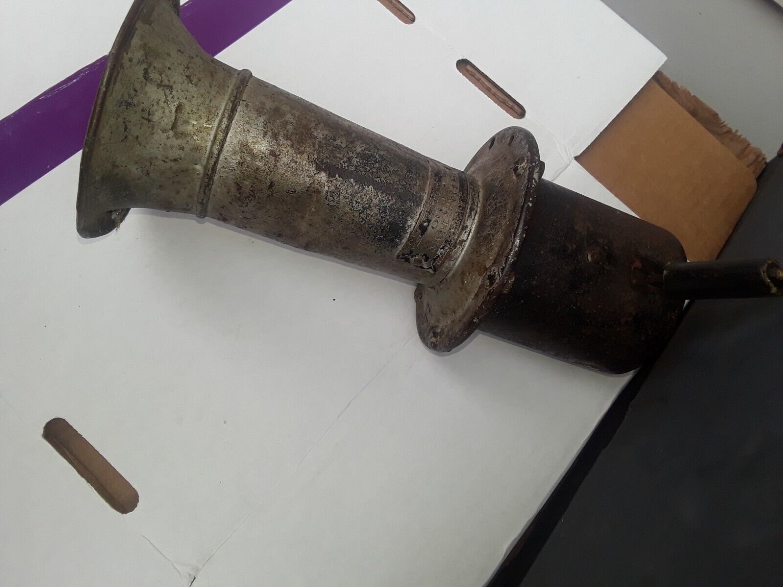 Antique Hand Crank Automobile Horn / SPARTON ECHO \