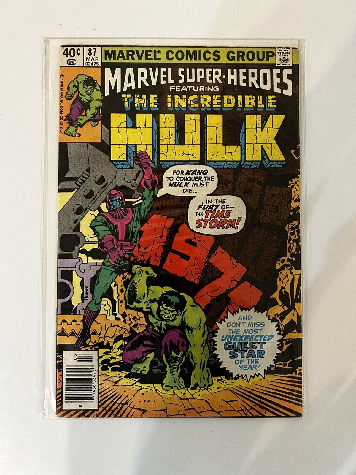 Marvel Super-Heroes #87 (Marvel, 1979) Featuring The Incredible Hulk. 