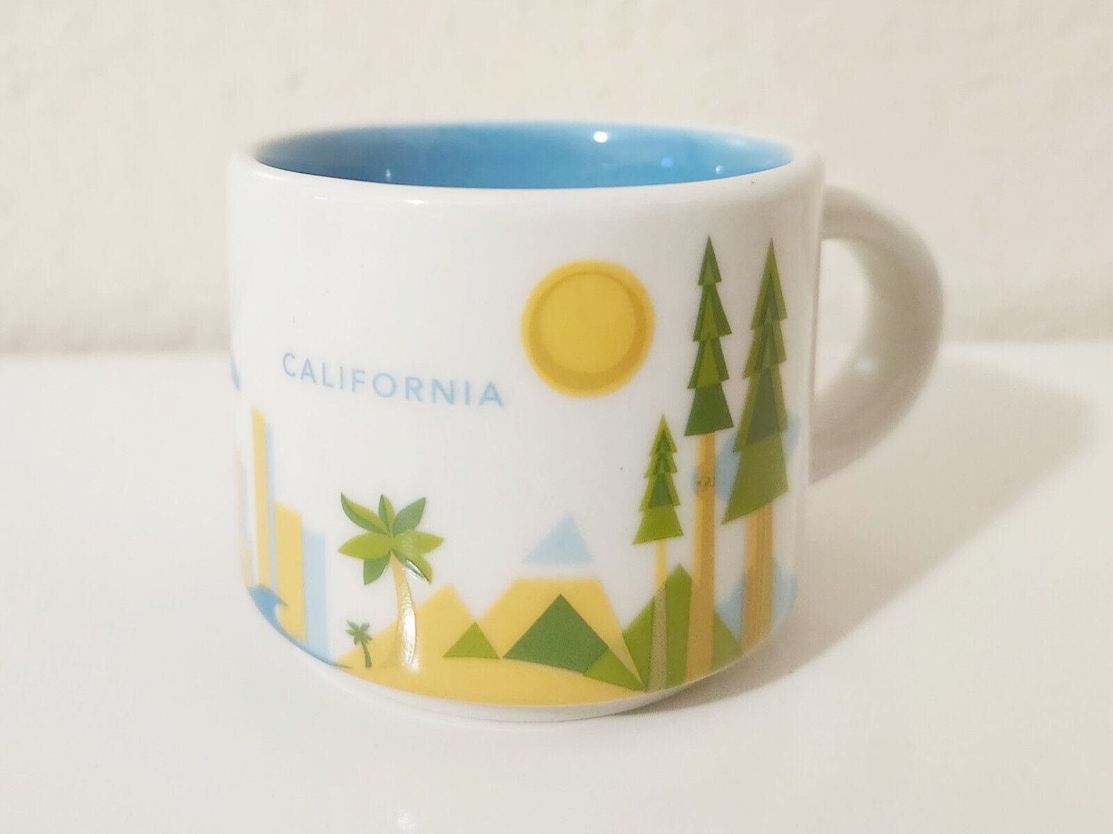 Starbucks ~California~ You Are Here Collection 2 Oz Mini Mug Cup Ornament 2015 