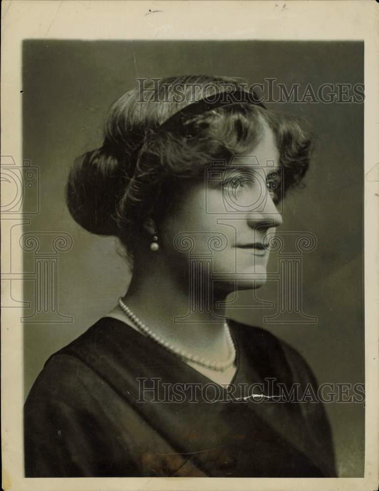 1924 Press Photo Lady Gladstone, wife of Viscount Herbert Gladstone - kfa22883