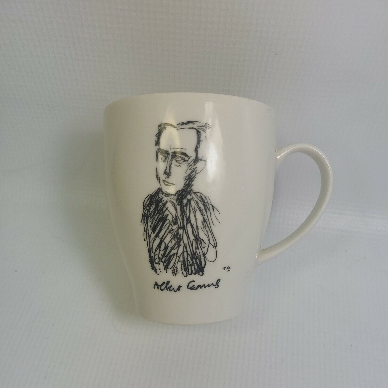 Hermann Hesse Museum - Coffee Mug / Tea Cup - Sketch of Albert Camus PLEASE READ
