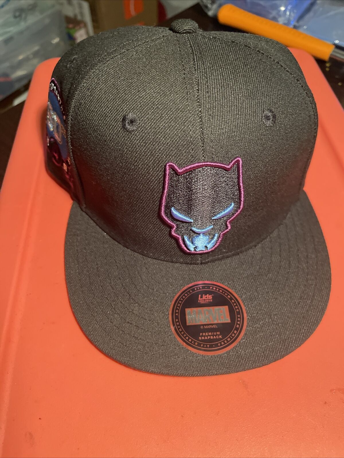 Marvel Black Panther 60th Anniversary Comic UV Youth Snapback Lids Exclusive NWT