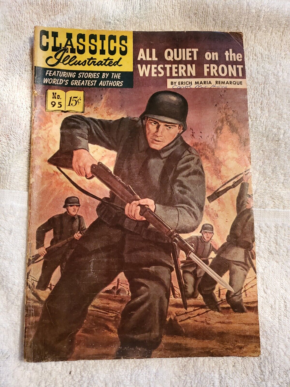 Classics Illustrated- ALL QUIET ON THE WESTERN FRONT- No. 95. Nov. 1966. GREAT