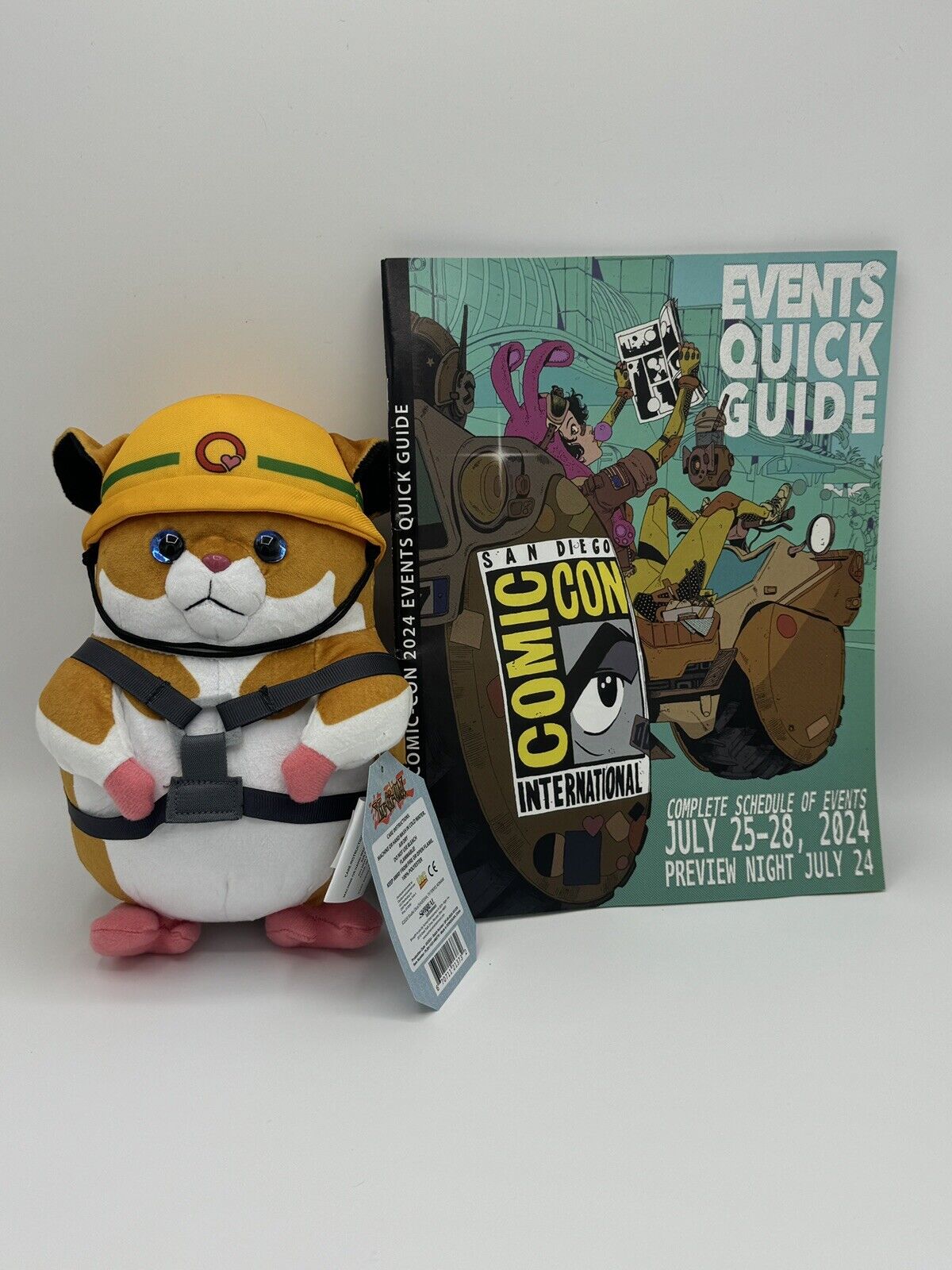 SDCC 2024 UCC Yu Gi Oh Rescue Hamster Deluxe Plush 8”