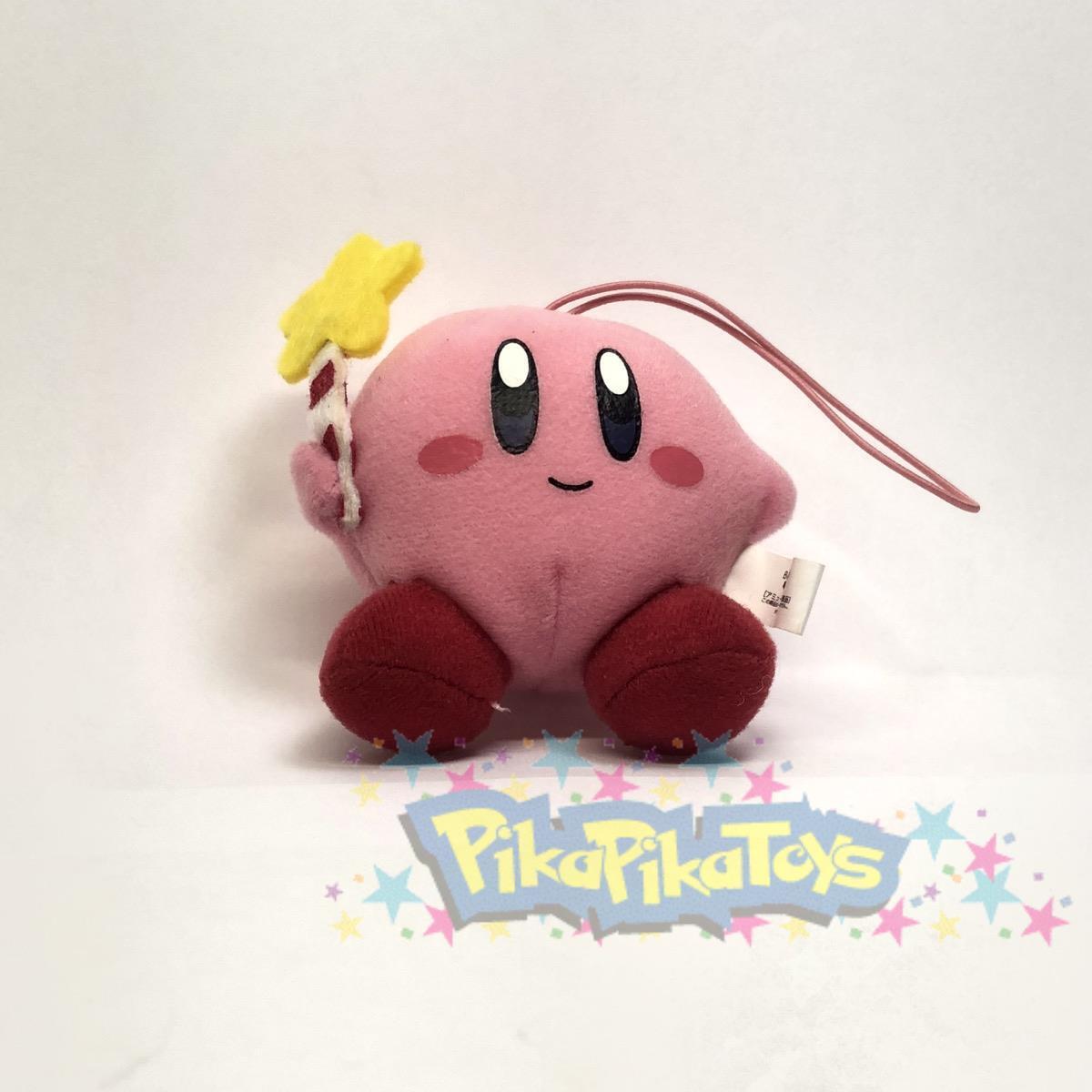 Banpresto Kirby Plush Strap Charm Mascot - Wand Version US Seller OOP