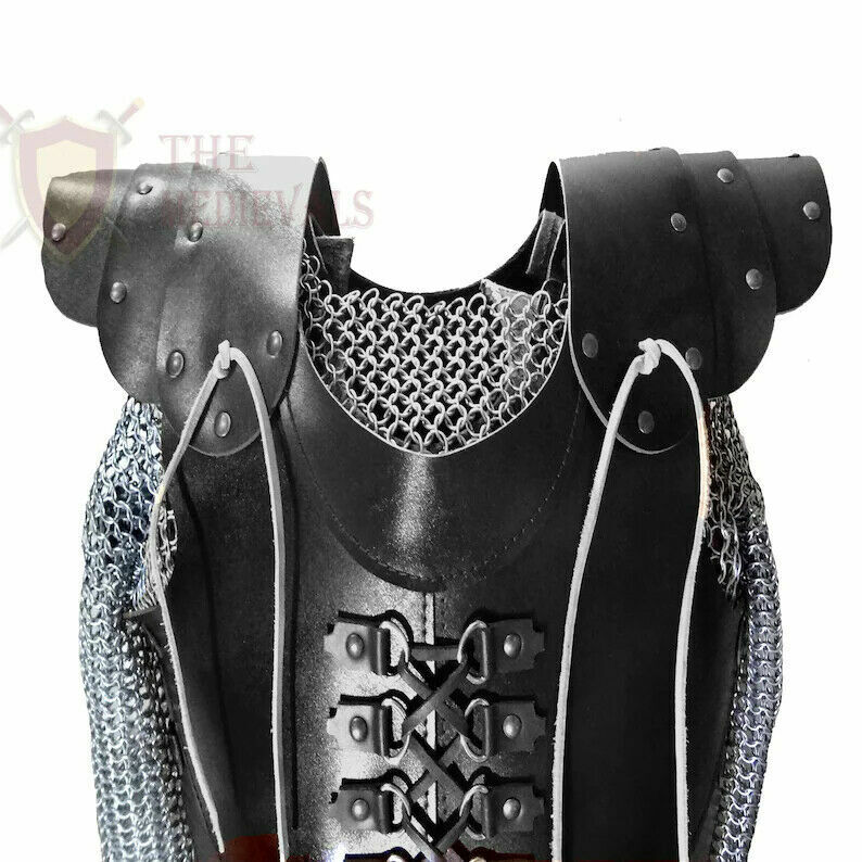 Medieval Replica The Genuine Leather Vest Leather Armor LARP Costume Armor