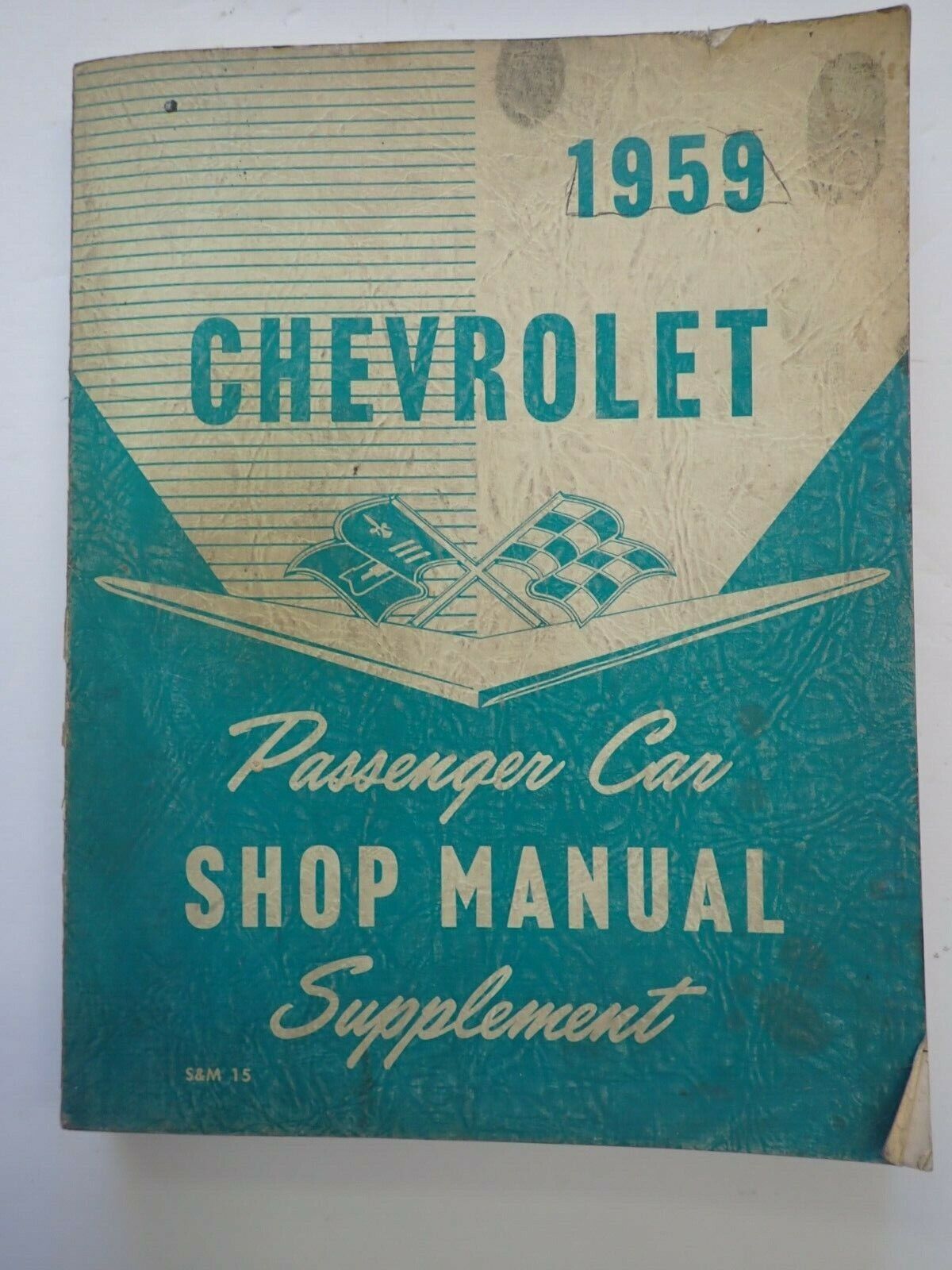 Original Chevrolet GM 1959 Shop Manual Impala Convertible Station Wagon Belair +