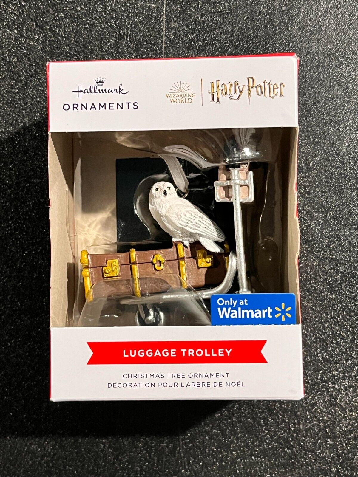 2023 Hallmark Ornaments - Harry Potter Luggage Trolley - Hedwig - New In Box