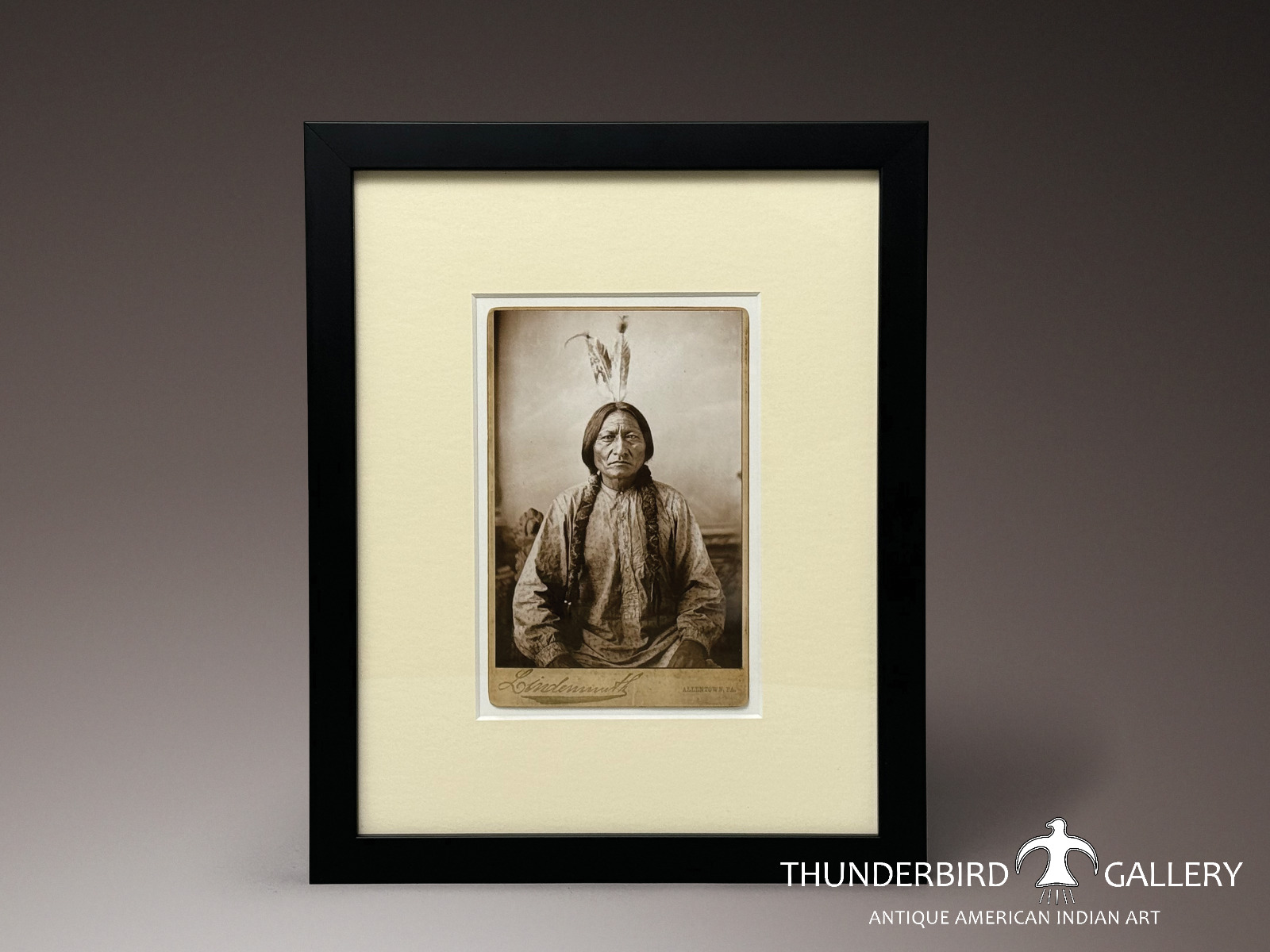 Sitting Bull Cabinet Card / 1885