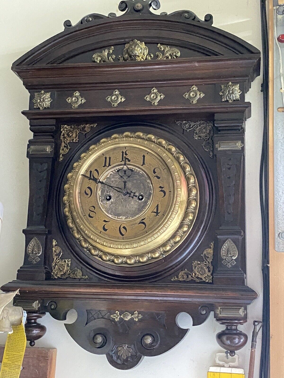 Antique German Mechanical Wound Up Clock