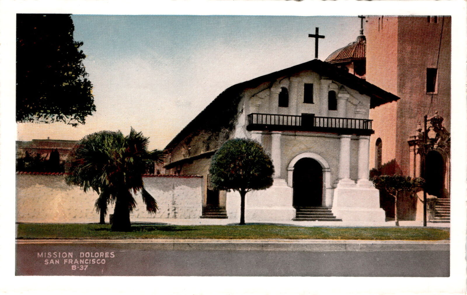 Mission Dolores, San Francisco, California, Mission San Francisco de Postcard