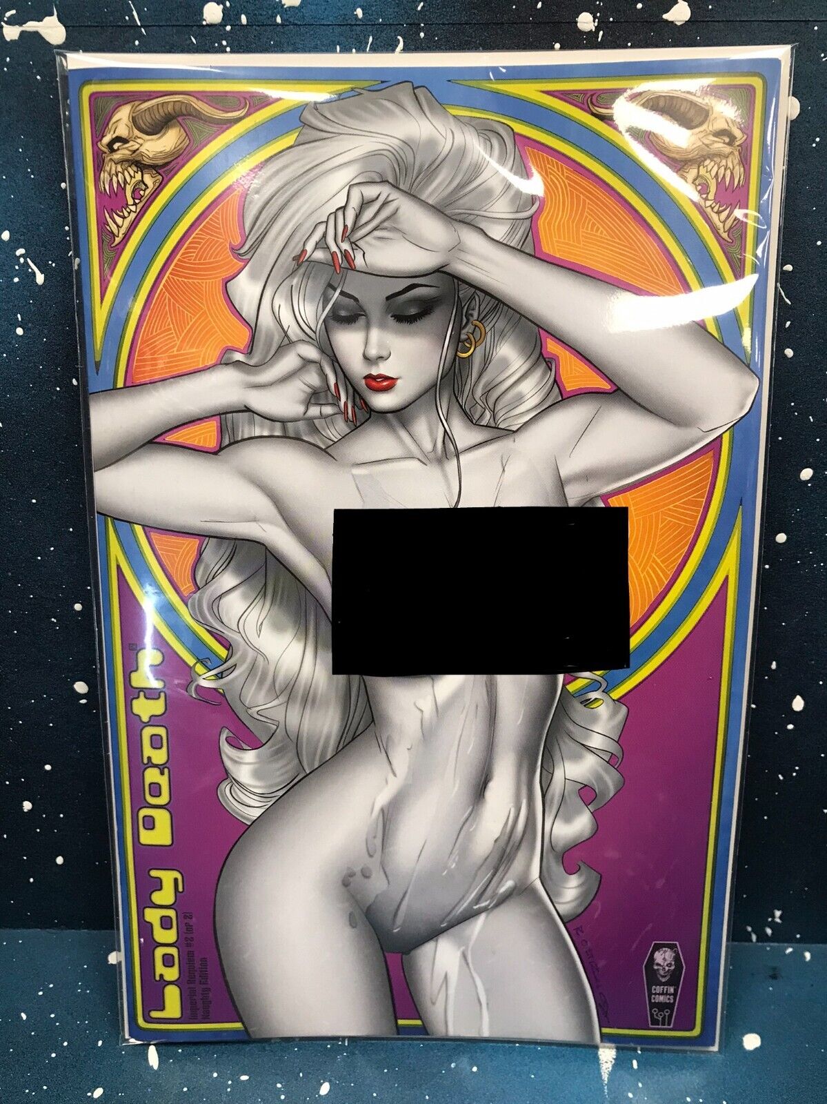 Lady Death Imperial Requiem #2 Cover D Ortiz Naughty Variant Presell