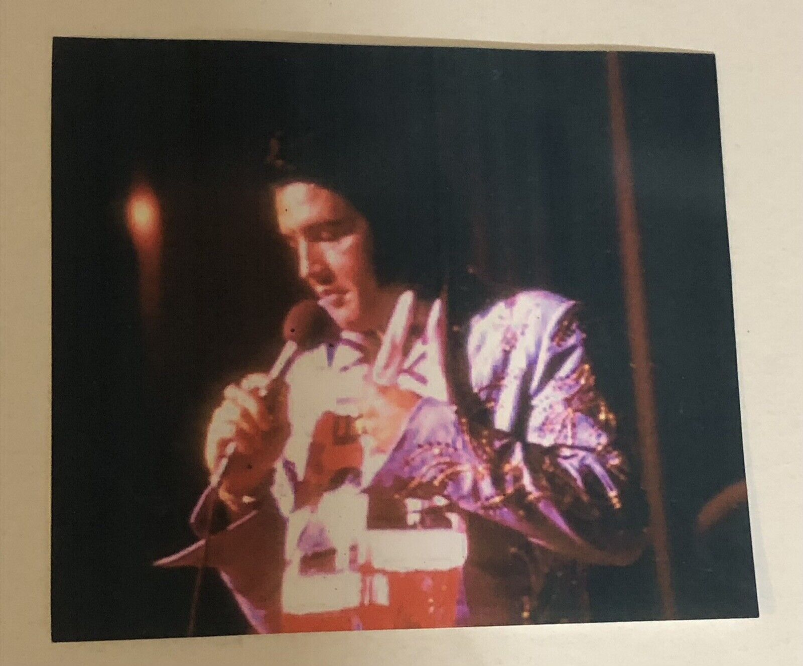 Elvis Presley Vintage Candid Photo Picture Elvis In Blue Jumpsuit EP2