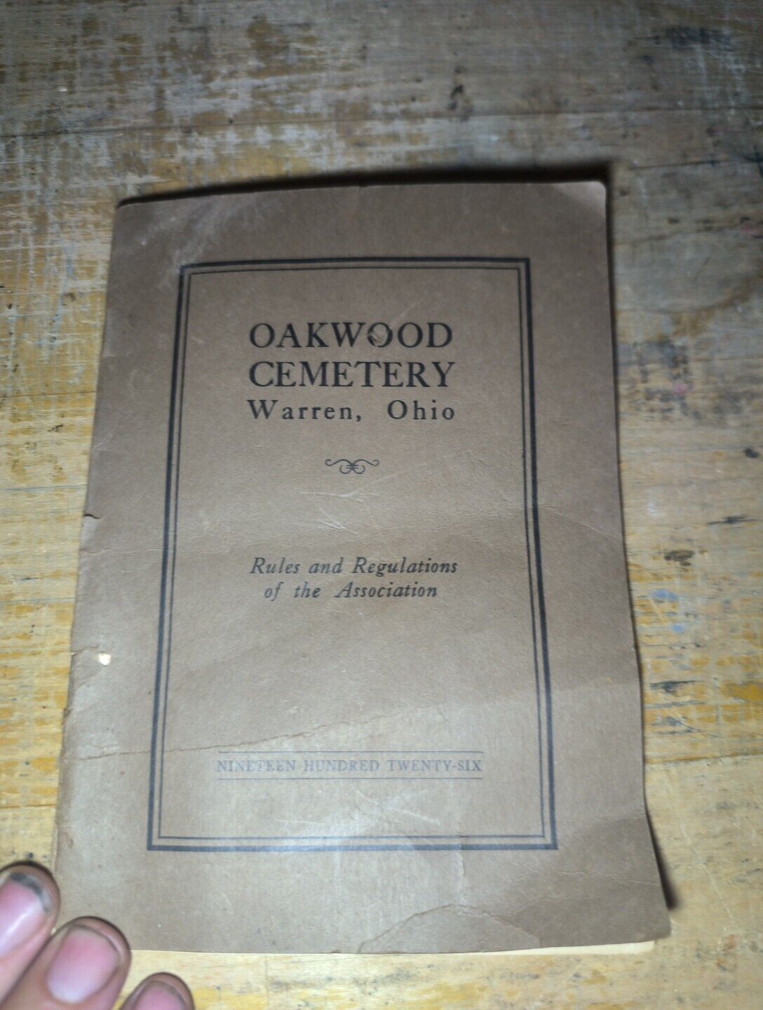 Ohio, OH, Warren, Mausoleum, Oakwood Cemetery 1926 