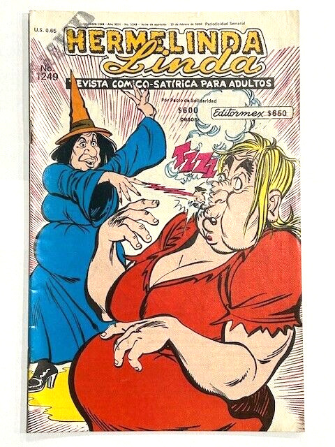 Hermelinda Linda Mexican Comic 1249 (1990) Mexico Avestruz Editormex