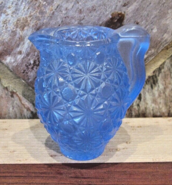 Vintage Fenton Style Shot Glass Shaped Like a Pitcher Very Unique 2.5\