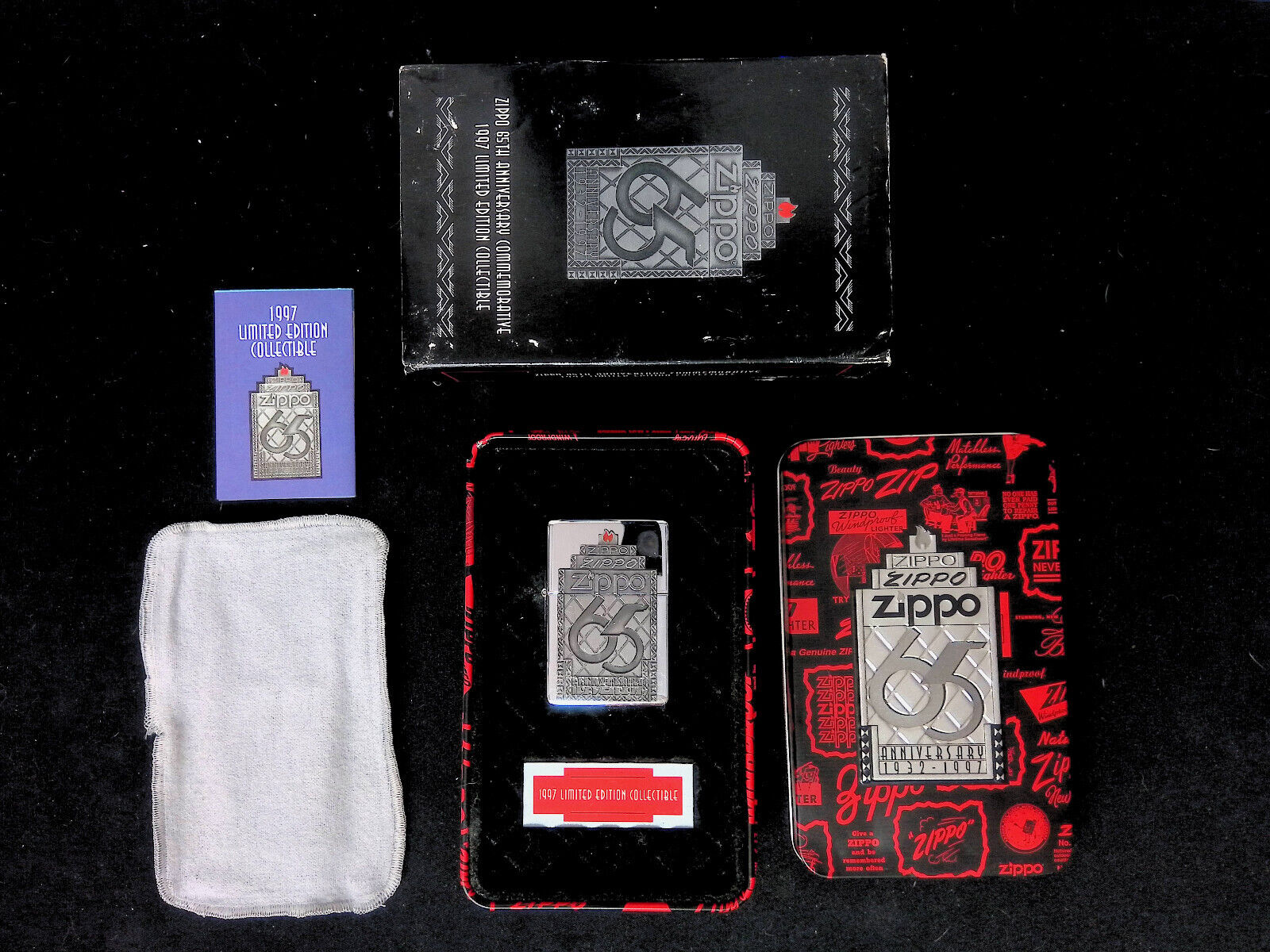 Vintage Zippo 1932-1997 65th Commemorative Anniversary Edition