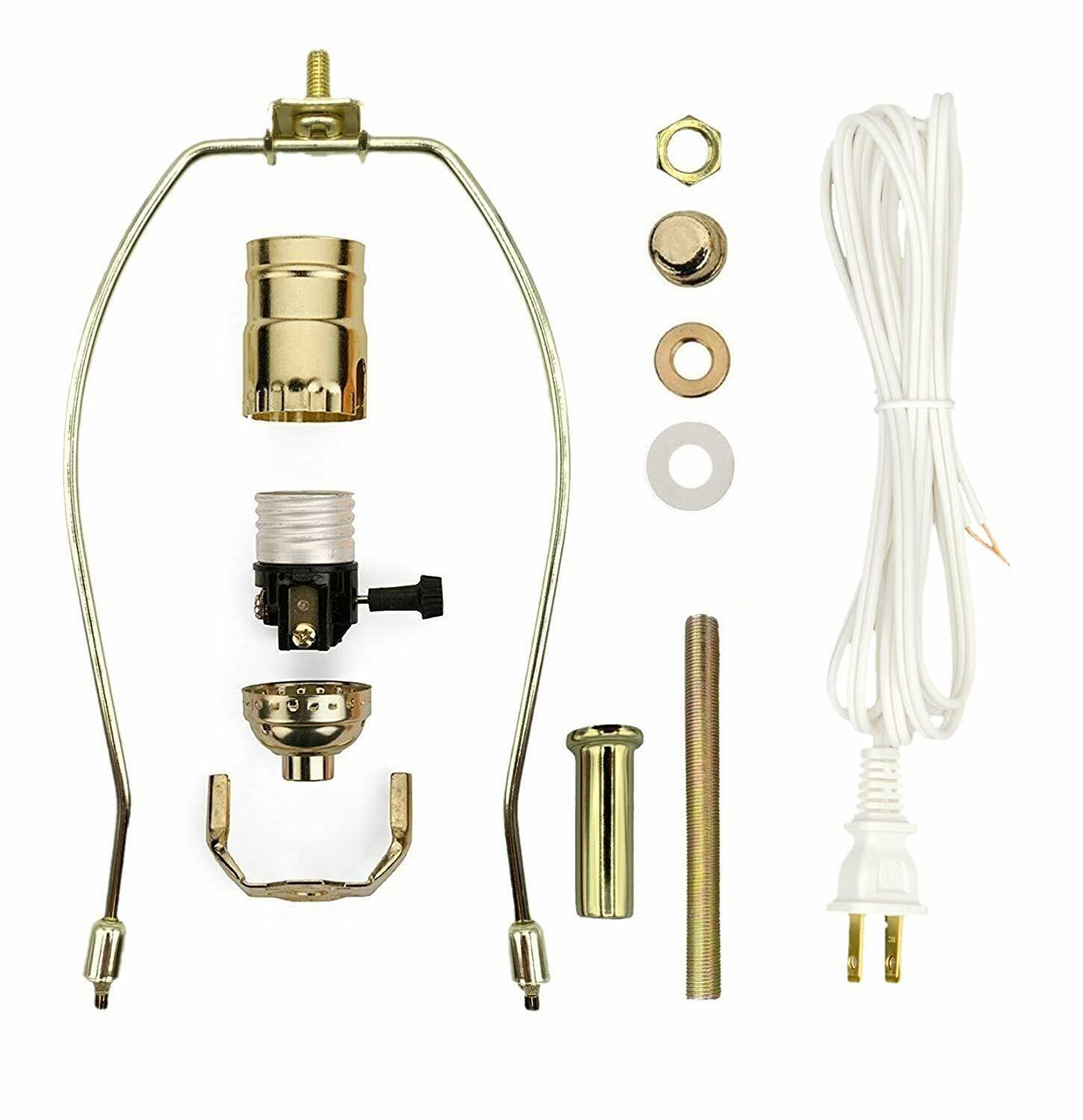 Creative Hobbies Make-A-Lamp Kit #ML3-12S Complete Lamp Parts Kit $ Instructions