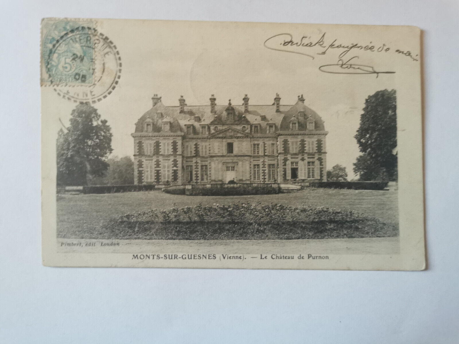 CPA 86 MONT-SUR-GUESNES - Le Château de Purnon
