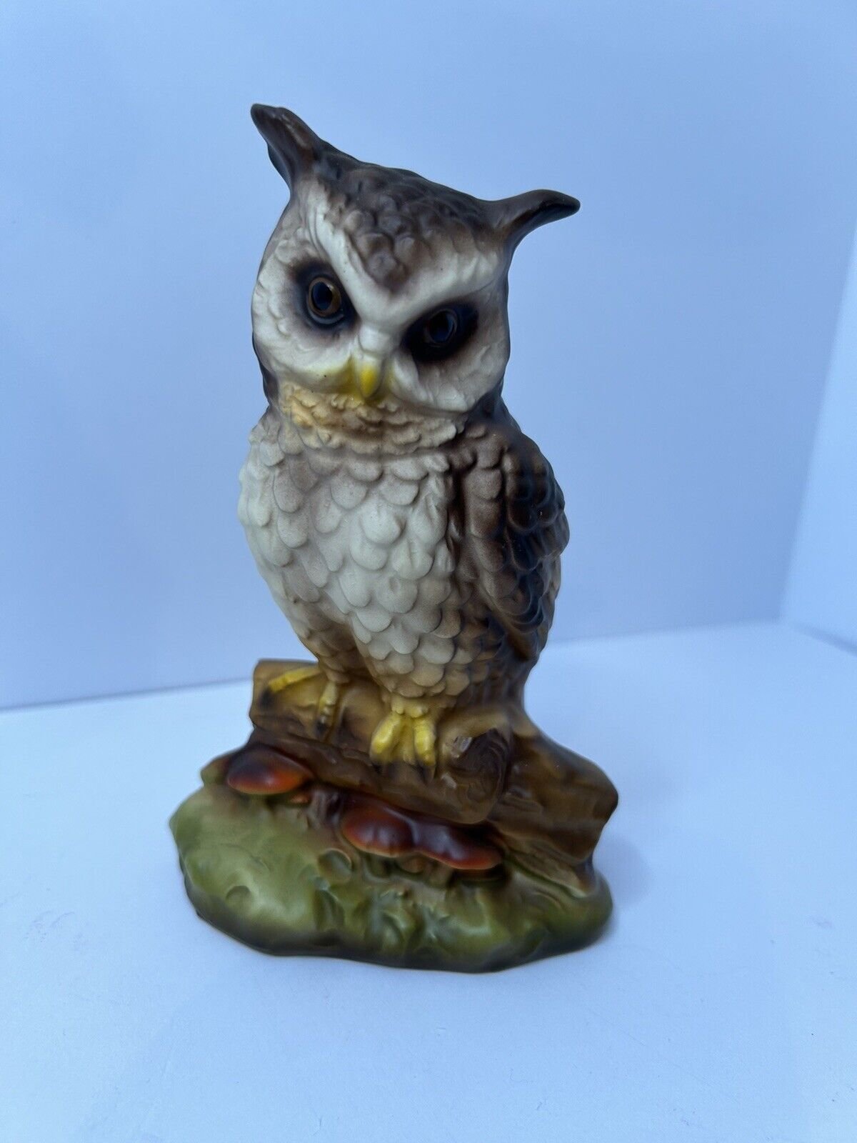 Porcelain Owl Figurine 