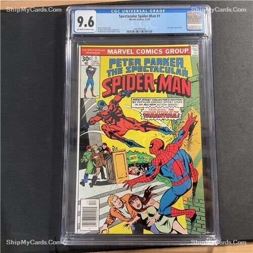 Spectacular Spider-Man #1 CGC 9.6 1976 Origin SOLO TARANTULA Returns