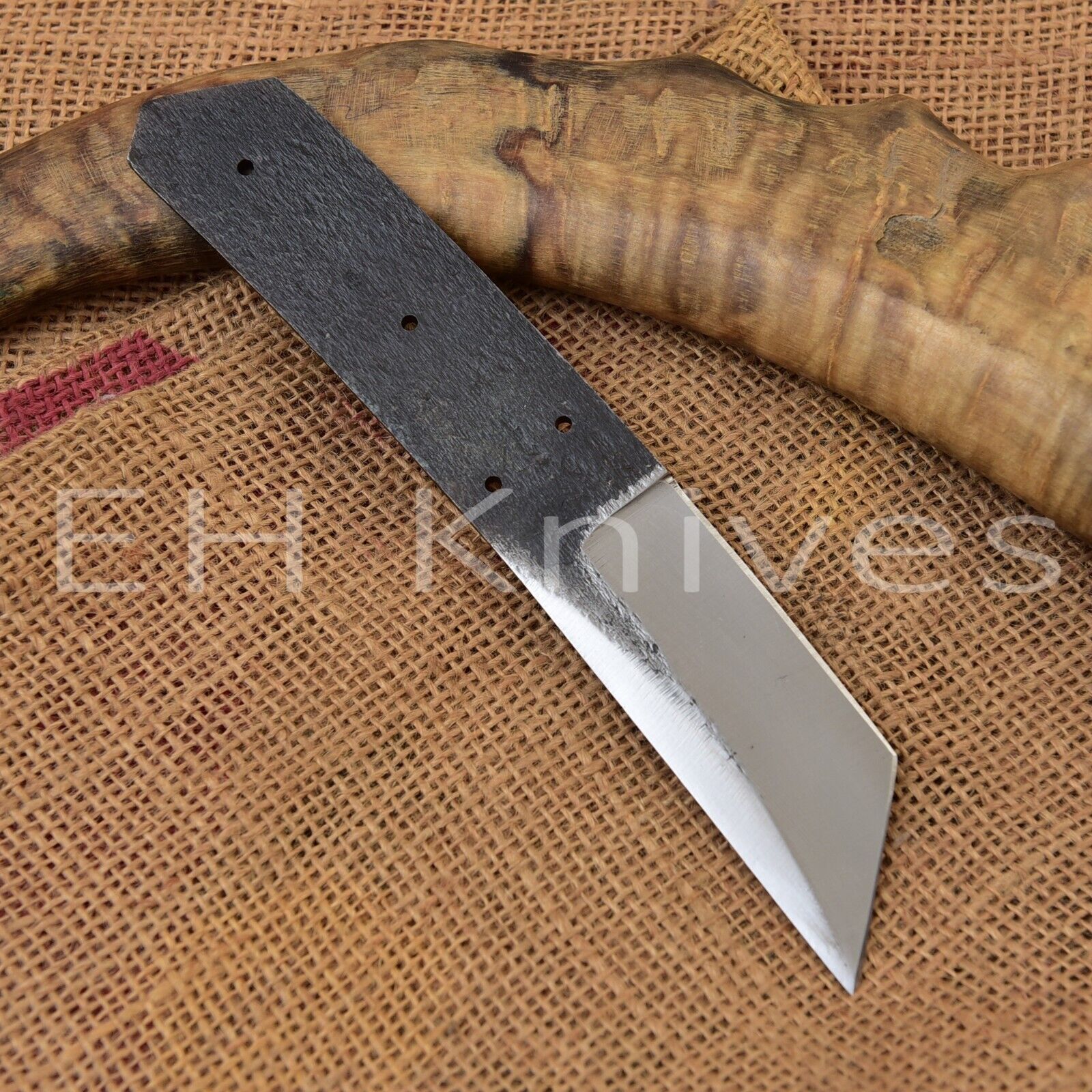 CUSTOM  FORGED Carbon Steel Blank hunting Blade Knife Knife Making Supplies 232