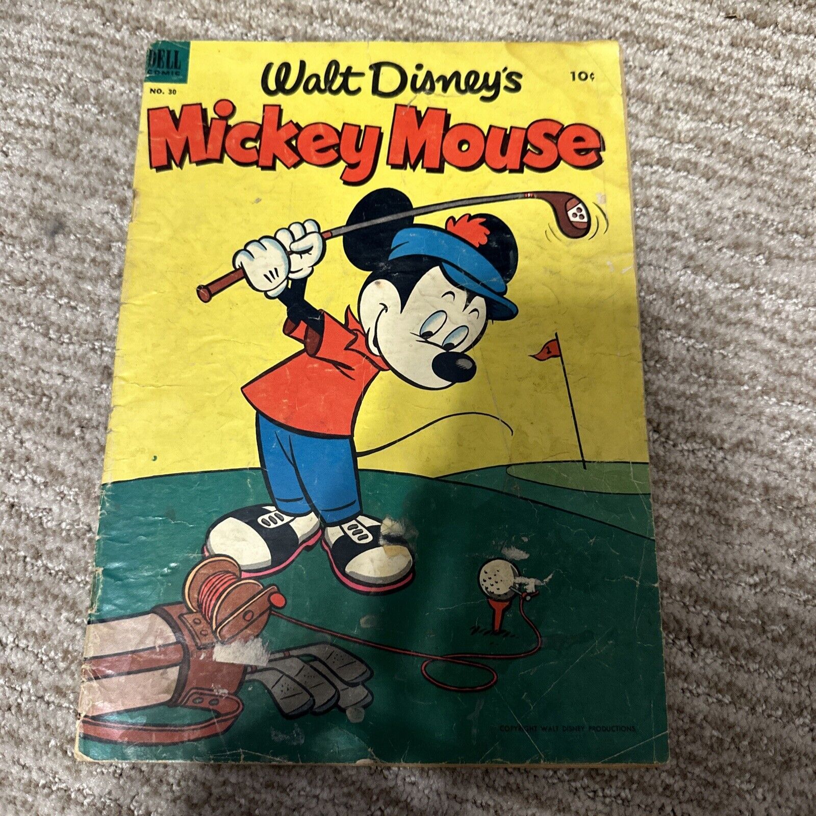 Walt Disney\'s Mickey Mouse #30 GD/VG Dell Comics SA