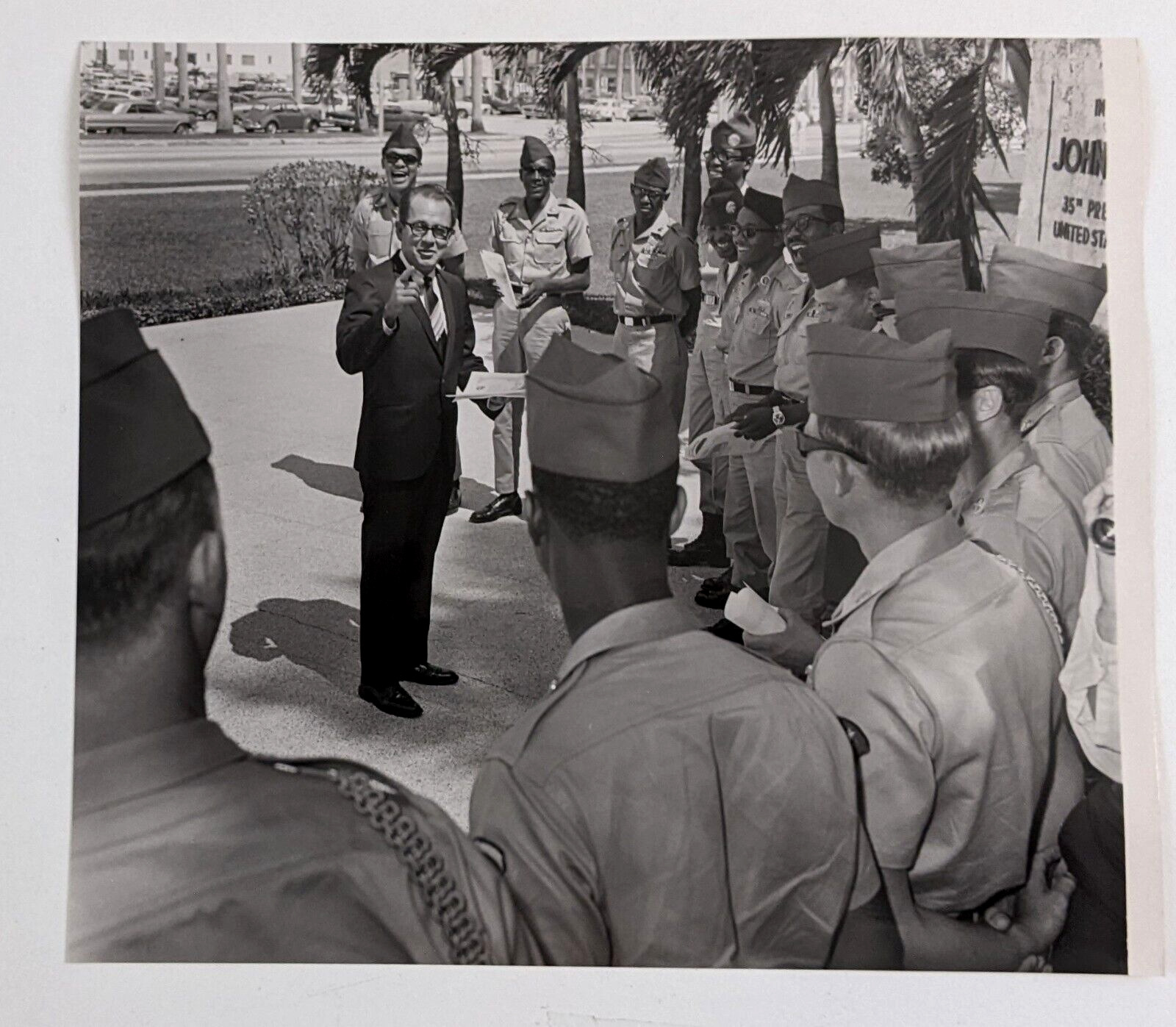 1969 Miami FL Armed Force Day Mayor Clark African American Soliers  Press Photo