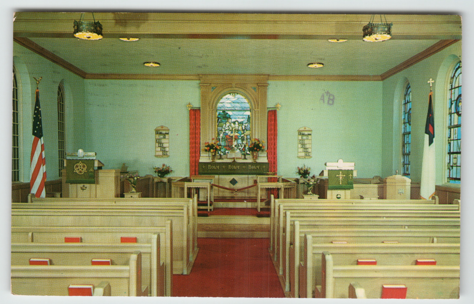 Postcard The Chapel at the Lutheran Home in Topton, PA