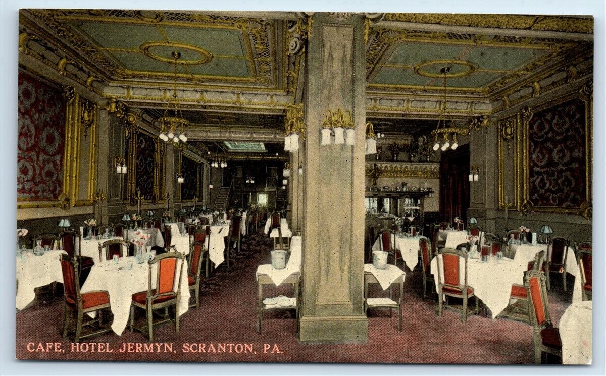 Postcard Café, Hotel Jermyn, Scranton PA J139