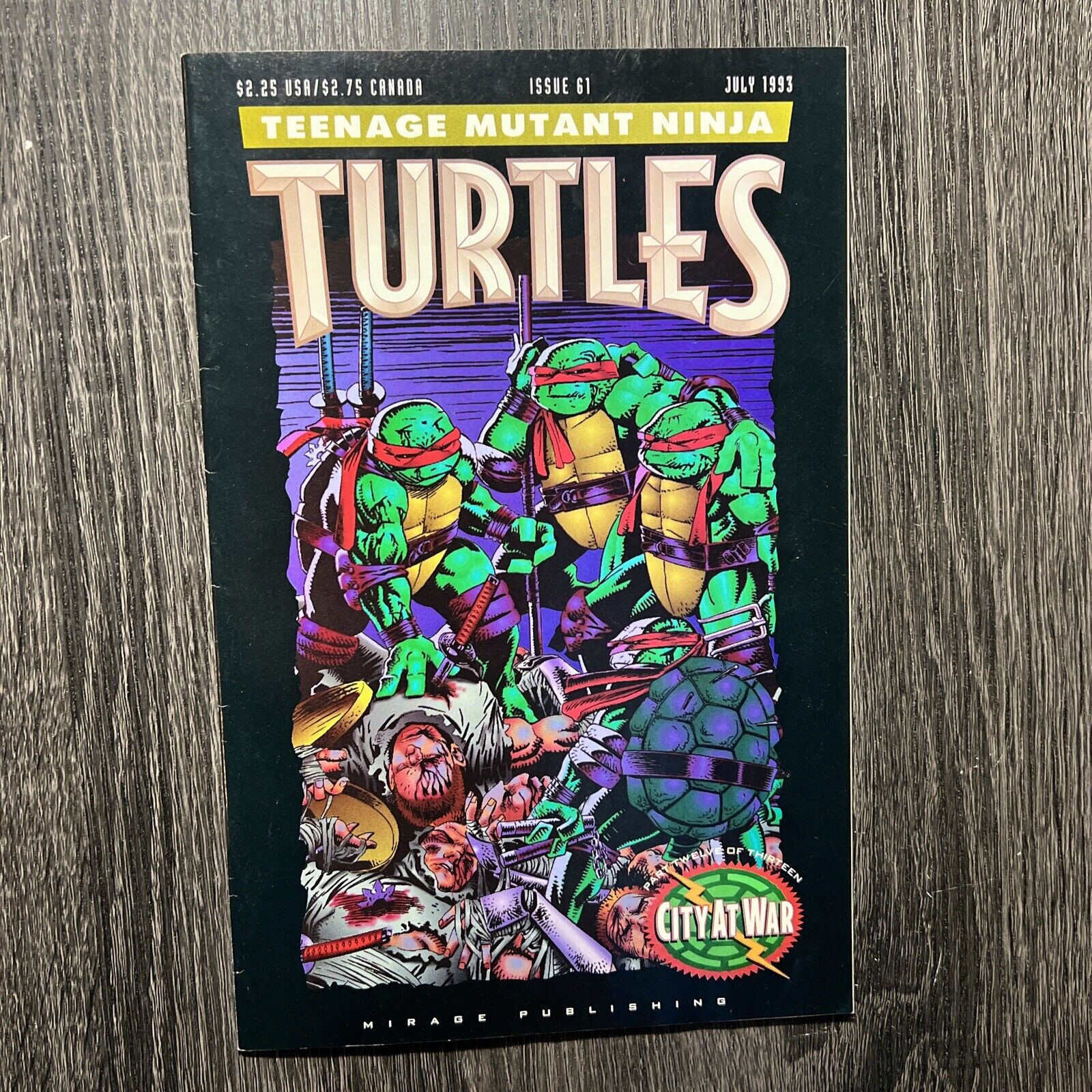 Teenage Mutant Ninja Turtles #61 1993 Mirage Studios EXCELLENT CONDITION