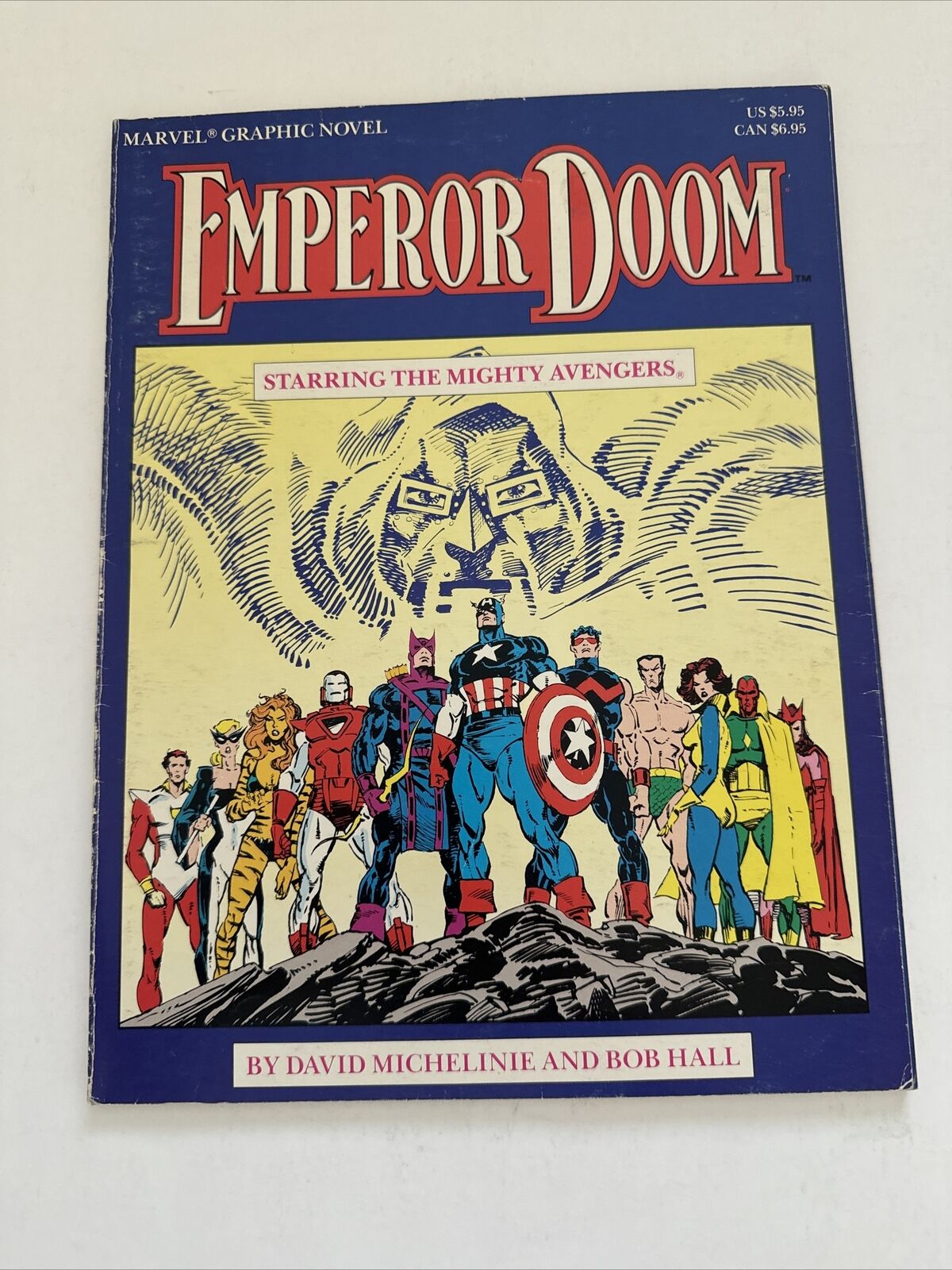 EMPEROR DOOM: Starring the AVENGERS - Marvel Graphic Novel Comics